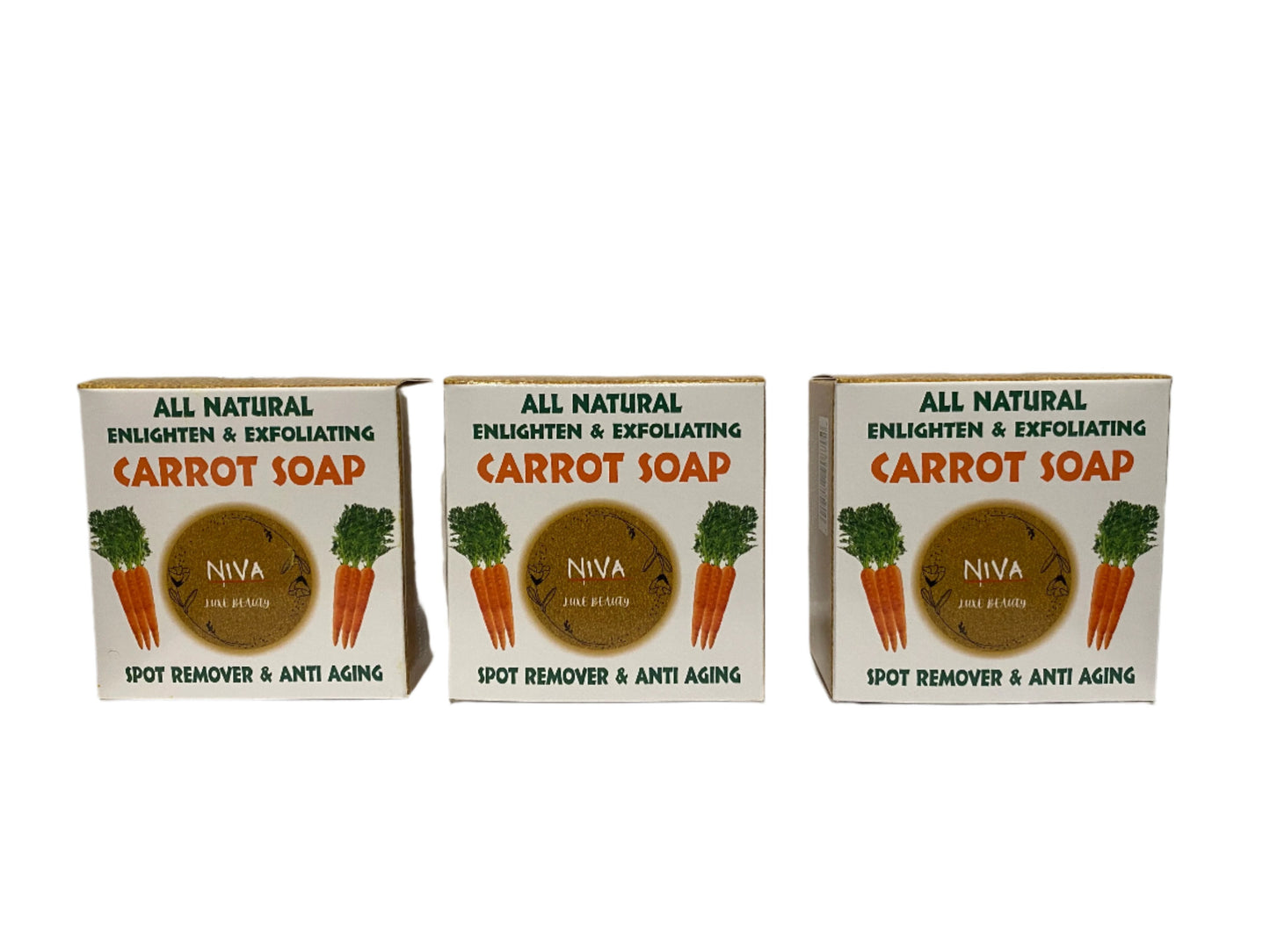 Carrot Soap Tri-Pack